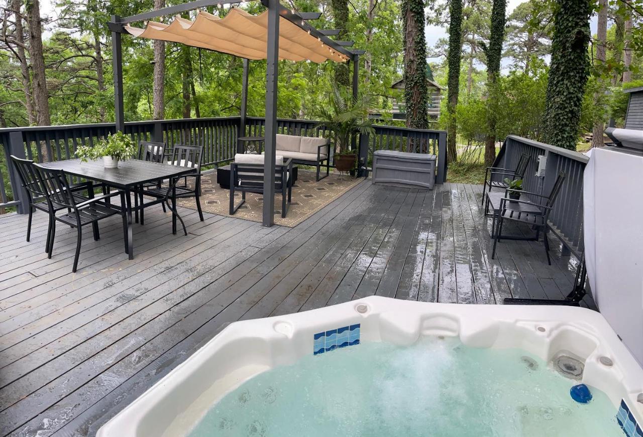 דירות יוריקה ספרינגס Cabin #6 With Hot Tub Deck And Sunset View At Loblolly Pines מראה חיצוני תמונה